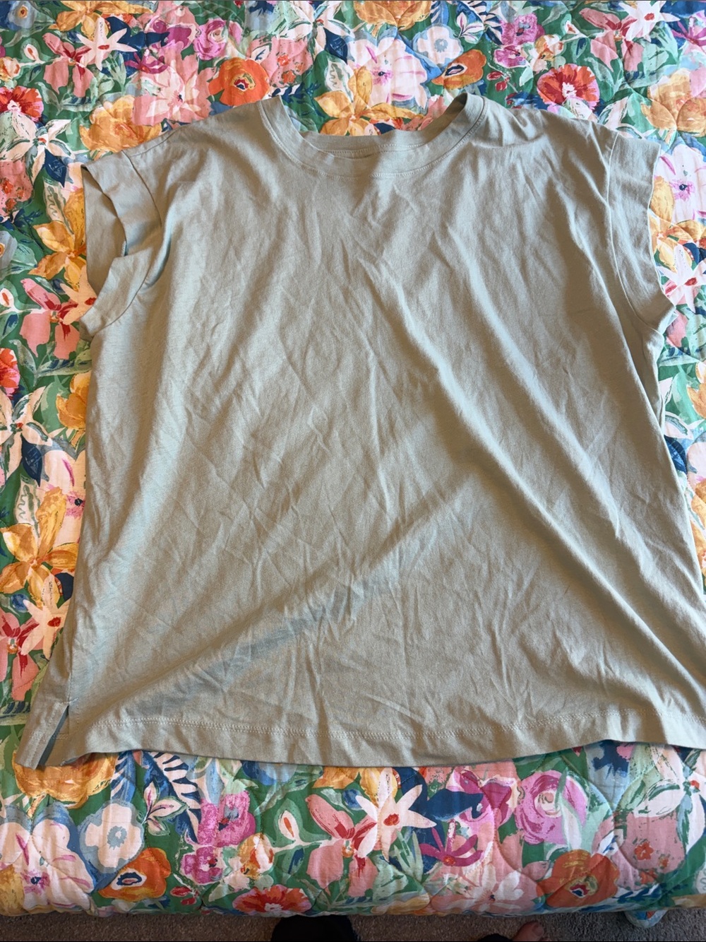 a new day Light Sage Short-Sleeve Crew Tee